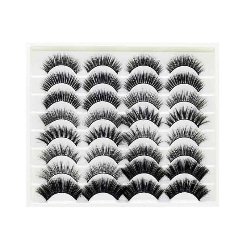 16 Pairs Mixed False Eyelashes | Natural Looking False Eyelashes