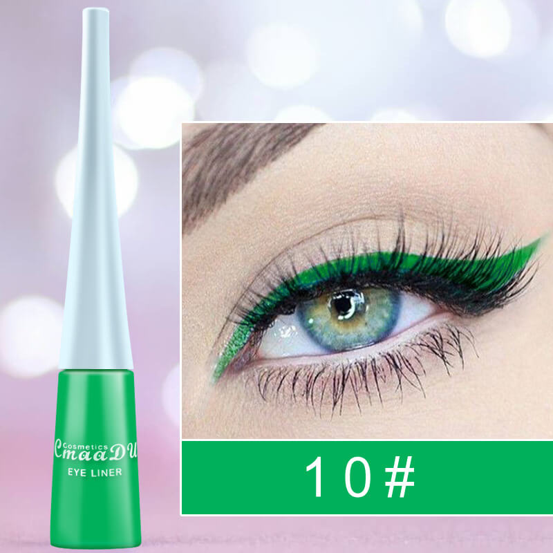 17 Color Liquid Eyeliner Set |  Highly Pigmented Colored Eyeliner