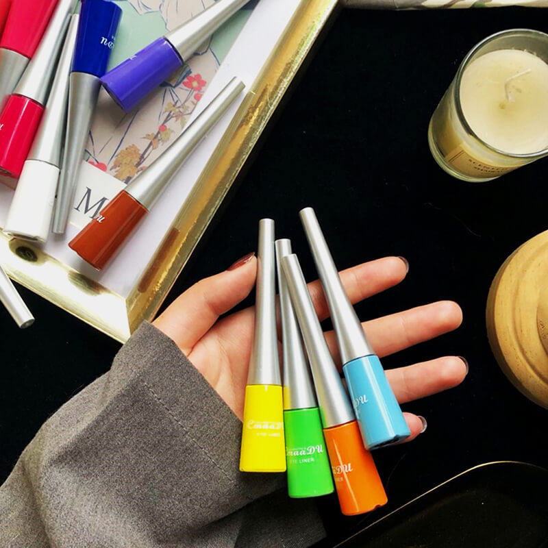 17 Color Liquid Eyeliner Set |  Highly Pigmented Colored Eyeliner
