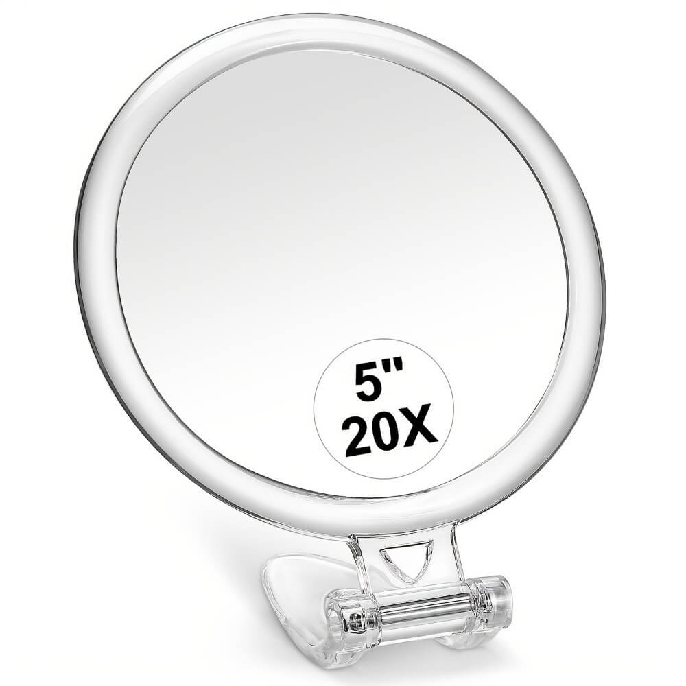 20X Magnifying Handheld Makeup Mirror | Folding Makeup Mirror