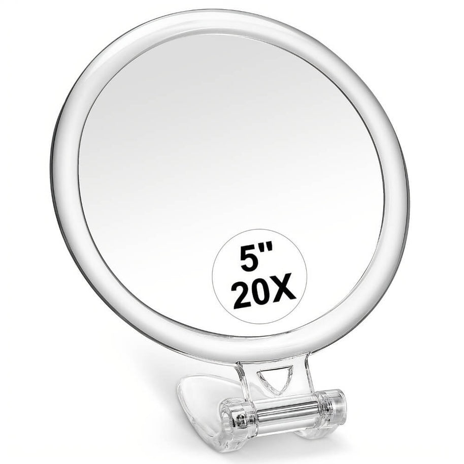20X Magnifying Handheld Makeup Mirror | Folding Makeup Mirror