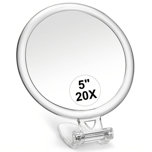 20X Magnifying Handheld Makeup Mirror | Folding Makeup Mirror