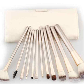24 Piece Makeup Brush Set With Bag | Complete Makeup Brush Kit