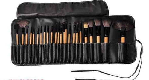24 Piece Professional Makeup Brushes | Soft Makeup Brushes With Bag
