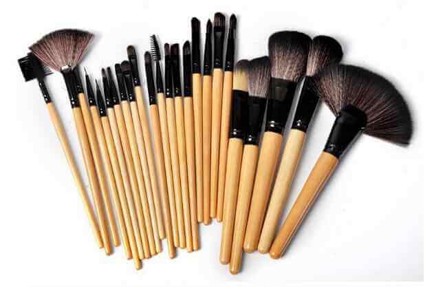 24 Piece Professional Makeup Brushes | Soft Makeup Brushes With Bag