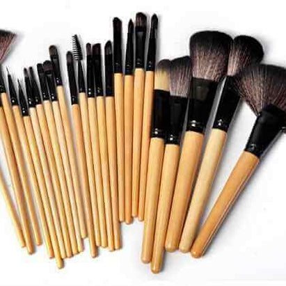 24 Piece Professional Makeup Brushes | Soft Makeup Brushes With Bag
