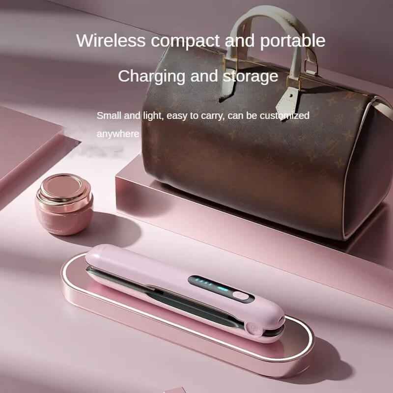 2 In 1 Hair Straightener And Curler | 5000mAh Cordless Straightener