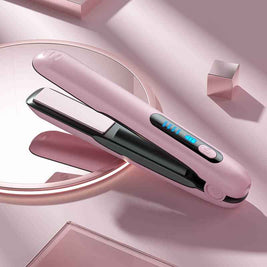 2 In 1 Hair Straightener And Curler | 5000mAh Cordless Straightener