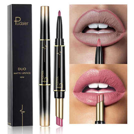 2 In 1 Lipstick And Lip Liner | Double Ended Lip Liner And Lipstick