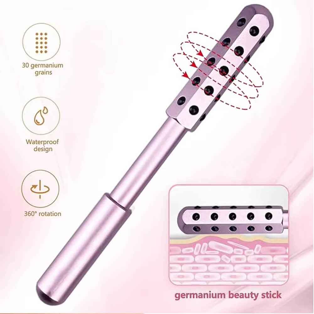 30 Beauty Stick Anti-Wrinkle Facial Roller | Germanium Stone Beauty Tool