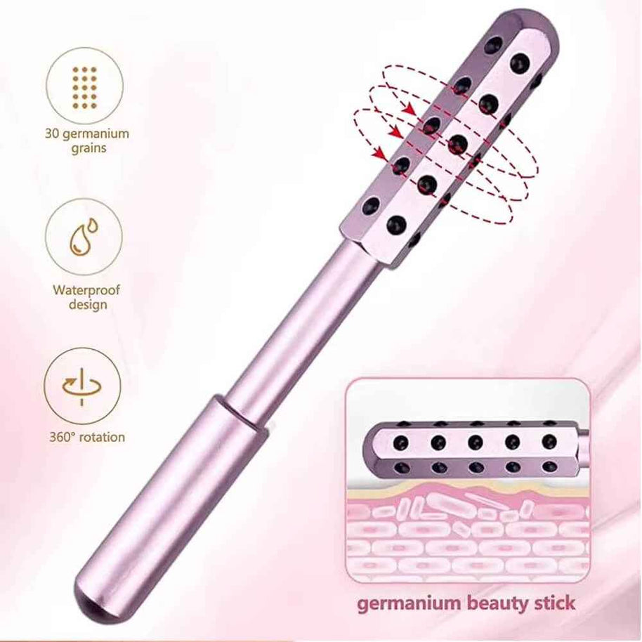 30 Beauty Stick Anti-Wrinkle Facial Roller | Germanium Stone Beauty Tool