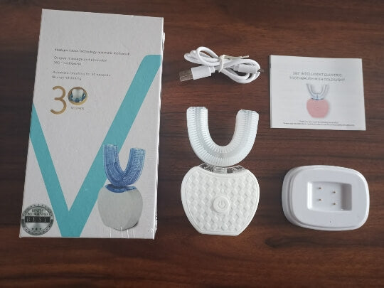 360 Automatic Electric Toothbrush | U Shaped Teeth Whitening Toothbrush