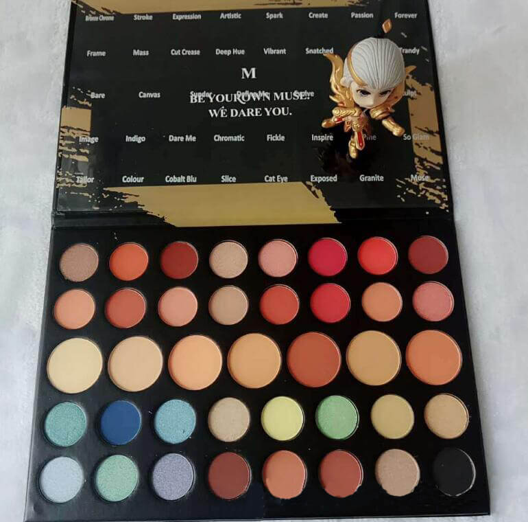 39 Color Pearlescent Eyeshadow Palette | Shimmer Eyeshadow