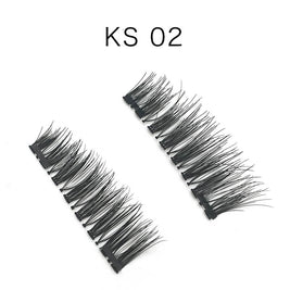 3D Double Magnet False Eyelashes | 24 Pair Magnetic Eyelashes