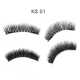 3D Double Magnet False Eyelashes | 24 Pair Magnetic Eyelashes
