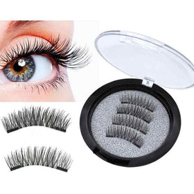 3D Double Magnet False Eyelashes | 24 Pair Magnetic Eyelashes