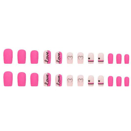 Manicure Valentine's Day Fake Nails Love