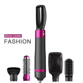 5 In 1 Hair Dryer And Straightener | Electric Hair Styling Brush