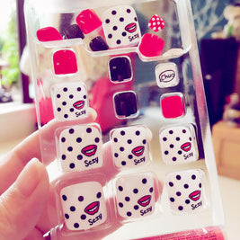 Artificial Acrylic Toe Nails | 24pcs Artificial Toe Nails
