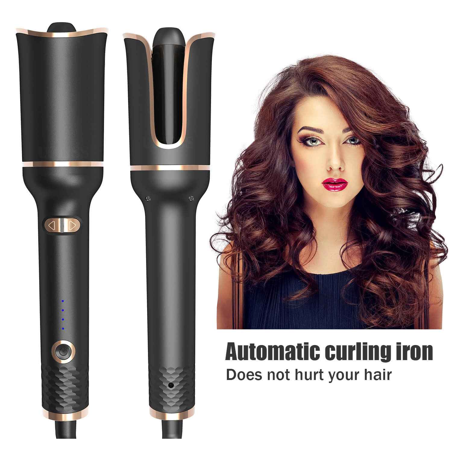 Automatic Curler With Ionic Technology | Negative Ion Curling Iron
