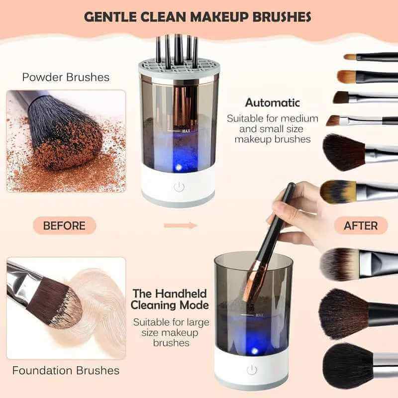 Automatic Makeup Brush Cleaner Machine | USB Makeup Brush Cleaner