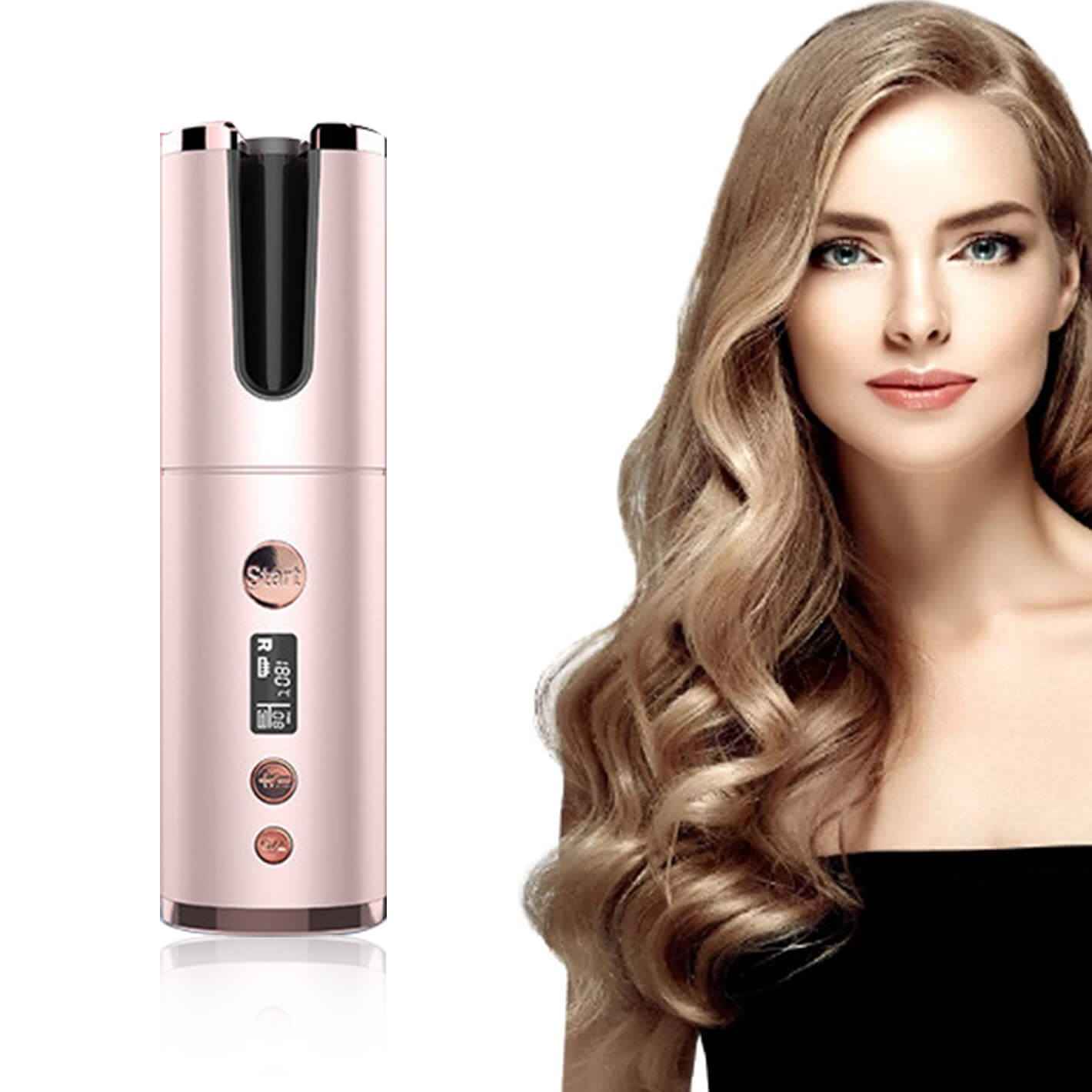 Automatic Rotating Curling Iron | Best Rechargeable Curling Iron