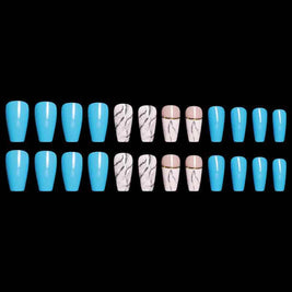 Ballet Coffin Fake Nails | Long Ballet Coffin Fake Nails