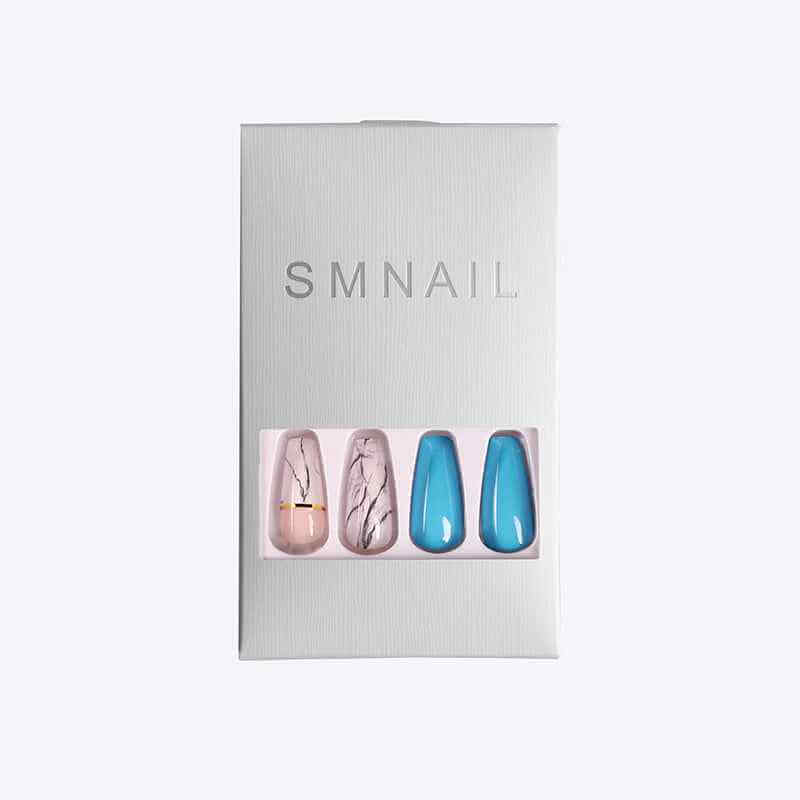 Ballet Coffin Fake Nails | Long Ballet Coffin Fake Nails