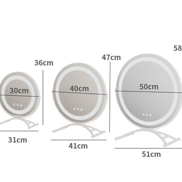 Beauty Mirror For Dressing Table | Rotating Tabletop Makeup Mirror