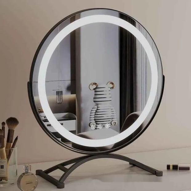 Beauty Mirror For Dressing Table | Rotating Tabletop Makeup Mirror