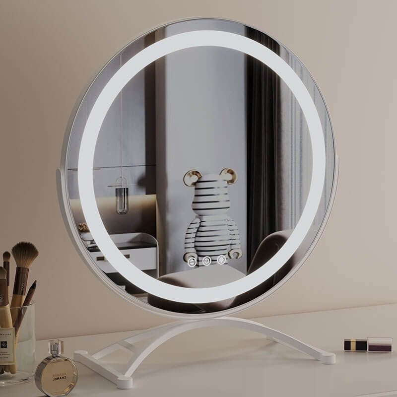 Beauty Mirror For Dressing Table | Rotating Tabletop Makeup Mirror