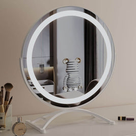 Beauty Mirror For Dressing Table | Rotating Tabletop Makeup Mirror