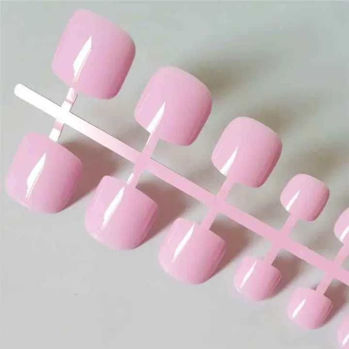 Bright Green Press On Toe Nails | Square Press On Toenails
