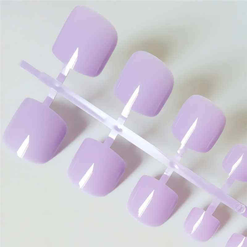 Bright Green Press On Toe Nails | Square Press On Toenails