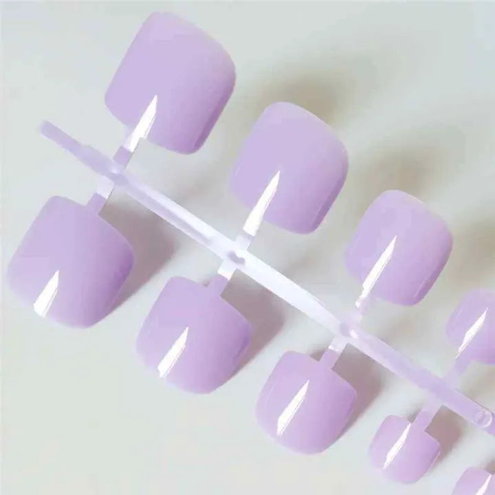 Bright Green Press On Toe Nails | Square Press On Toenails