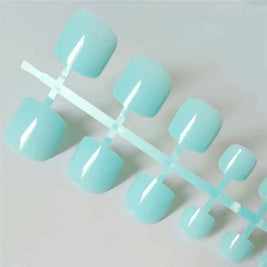 Bright Green Press On Toe Nails | Square Press On Toenails