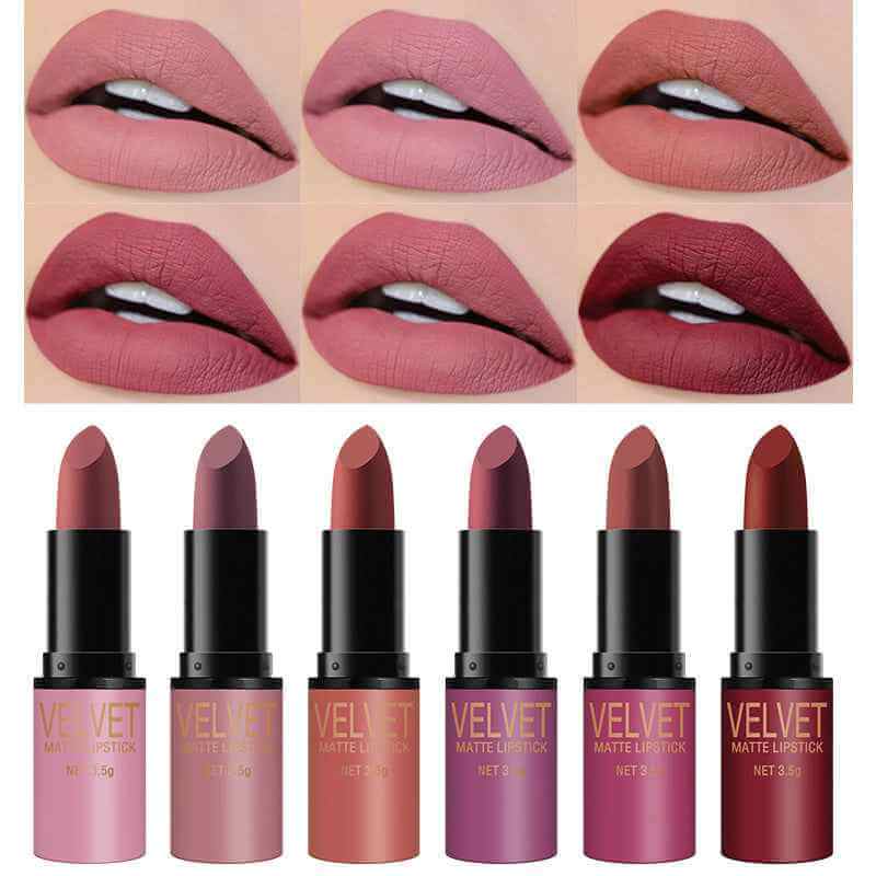 Bullet Matte Lipstick Set Long Lasting | Waterproof Matte Lipstick Set