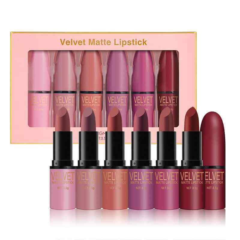 Bullet Matte Lipstick Set Long Lasting | Waterproof Matte Lipstick Set