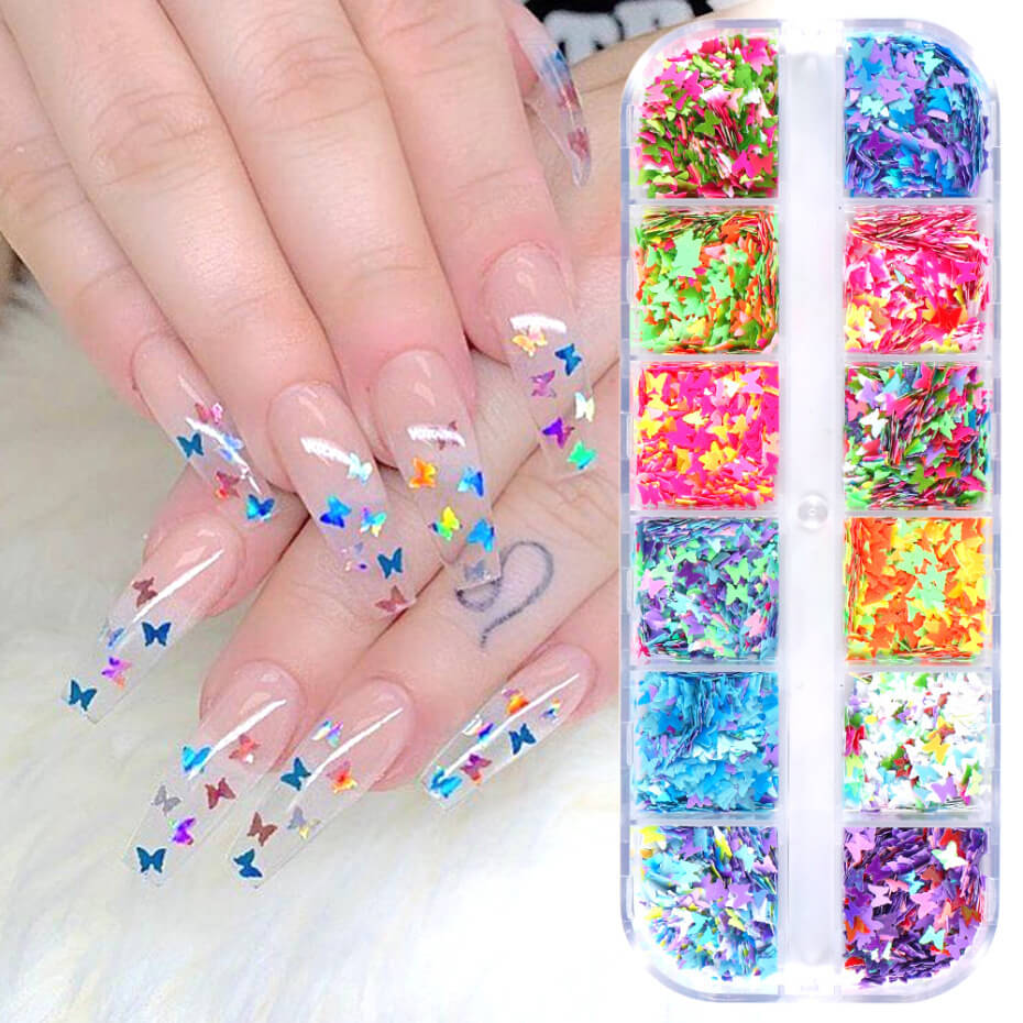 Butterfly Nail Art Supplies | Sequin Nail Art Supplies