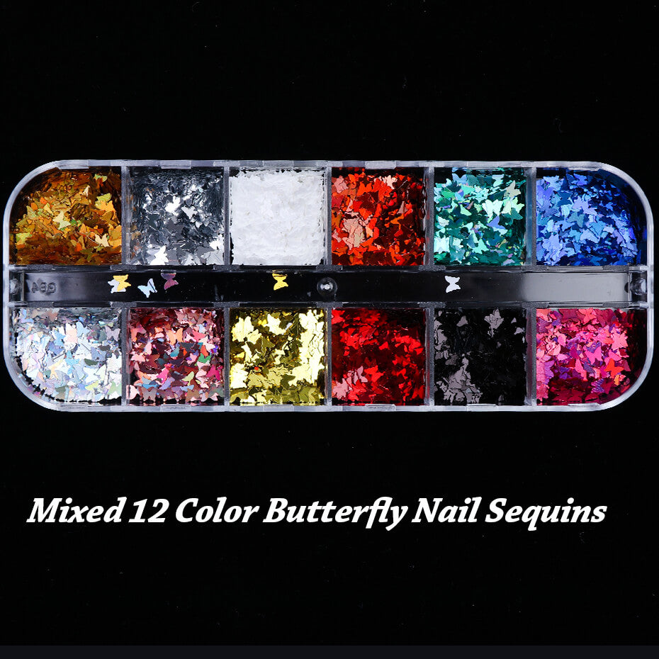 Butterfly Nail Art Supplies | Sequin Nail Art Supplies