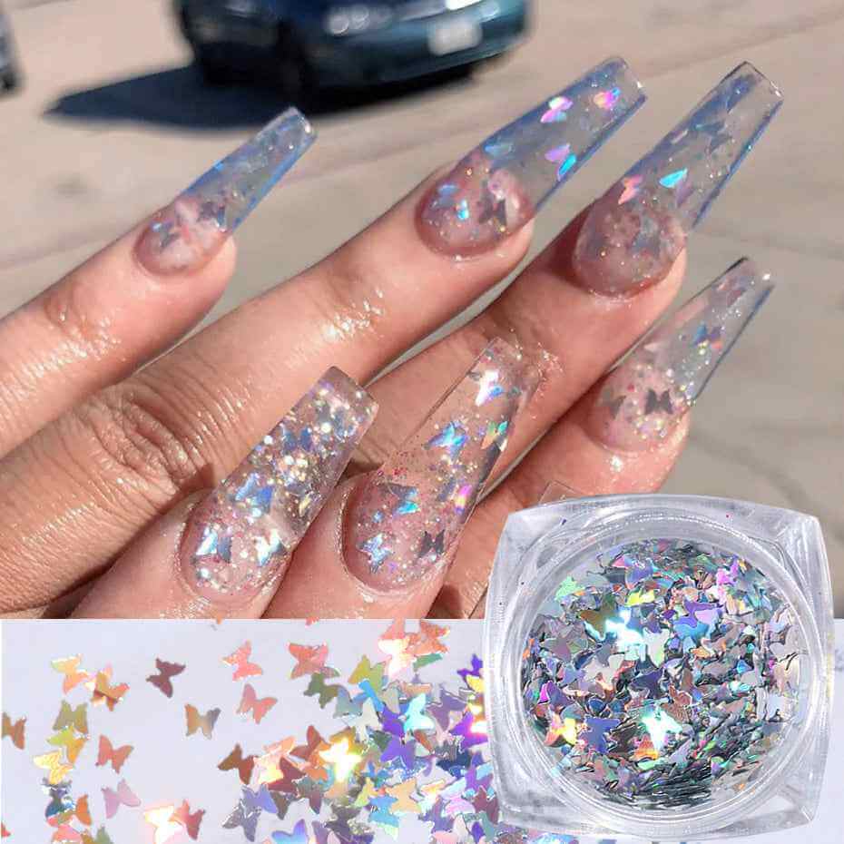 Butterfly Nail Art Supplies | Sequin Nail Art Supplies