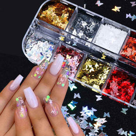 Butterfly Nail Art Supplies | Sequin Nail Art Supplies
