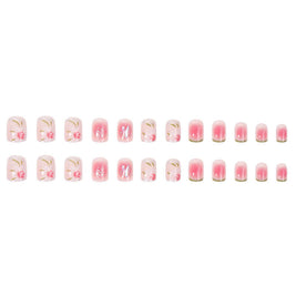 Camellia Nail Patch Smudge Proof Stickers | Camellia Flower Nail Decals