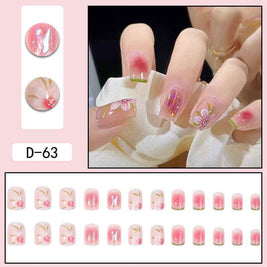 Camellia Nail Patch Smudge Proof Stickers | Camellia Flower Nail Decals