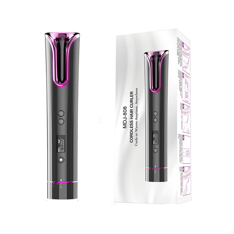 Ceramic Automatic Hair Curling Iron | USB Rechargeable Hair Curler