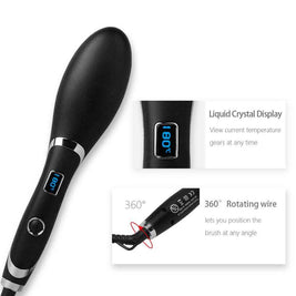 Ceramic Hair Straightener Comb | Auto Shut Off Hair Straightener