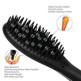 Ceramic Hair Straightener Comb | Auto Shut Off Hair Straightener