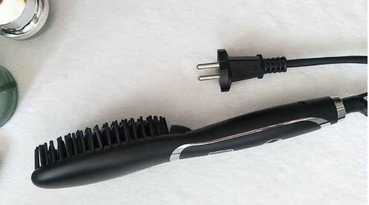 Ceramic Hair Straightening Brush | Electric Hair Straightening Brush