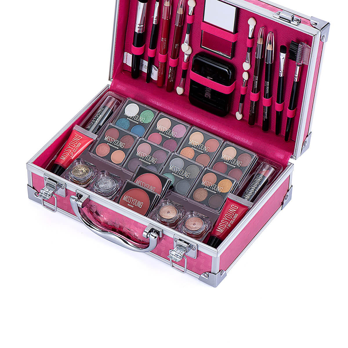 Colorful Eyeshadow And Lipstick Set | Creative Colorful Makeup Set