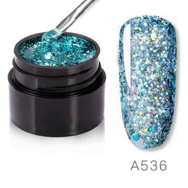 Colorful Vibrant nail polish | Rainbow Glitter Pastel nail polish